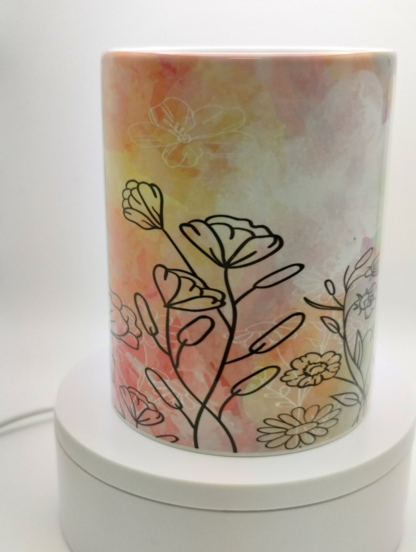 Watercolor mug