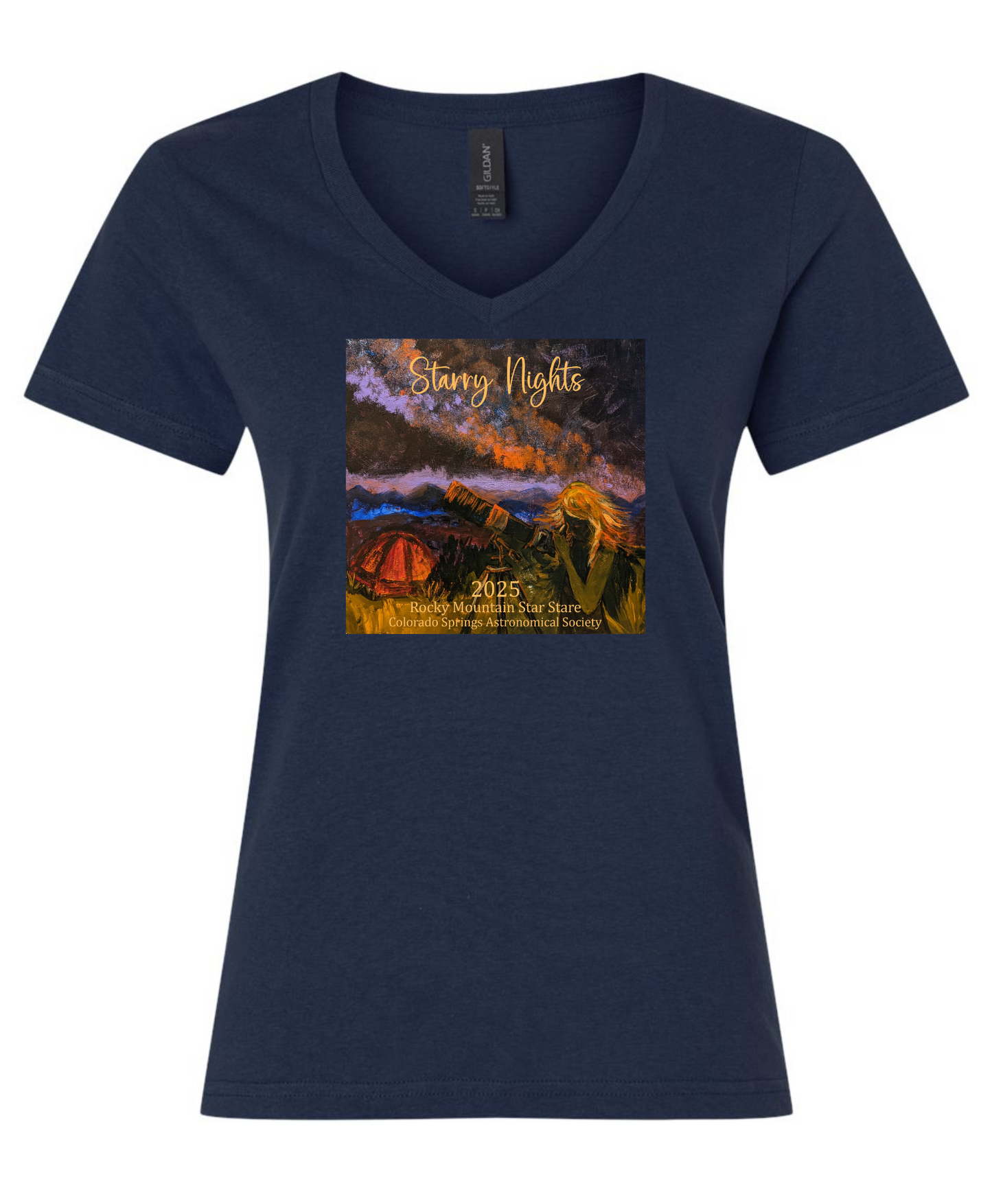 RMSS 2025 Ladies V-neck Softstyle T-shirt